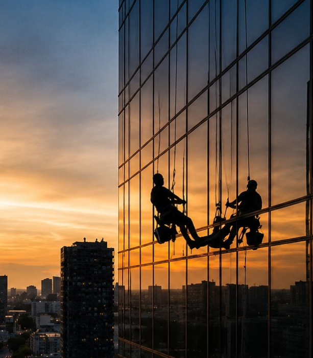 ANG SOO PTE. LTD. commercial cleaning team at work in Singapore